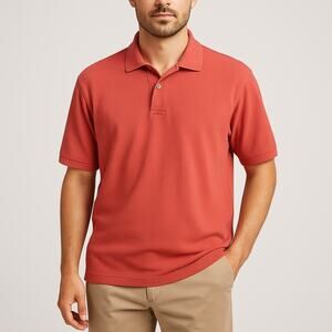 Jos. A. Bank Travelers Collection Cotton Salmon Polo Shirt Men’s Size Large
